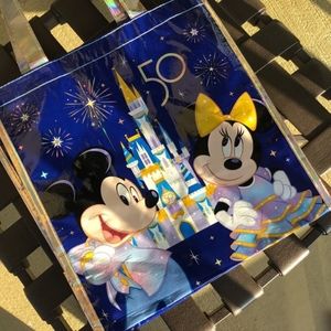 Disney World Parks Authentic 50th Anniversary Reusable Tote Bag